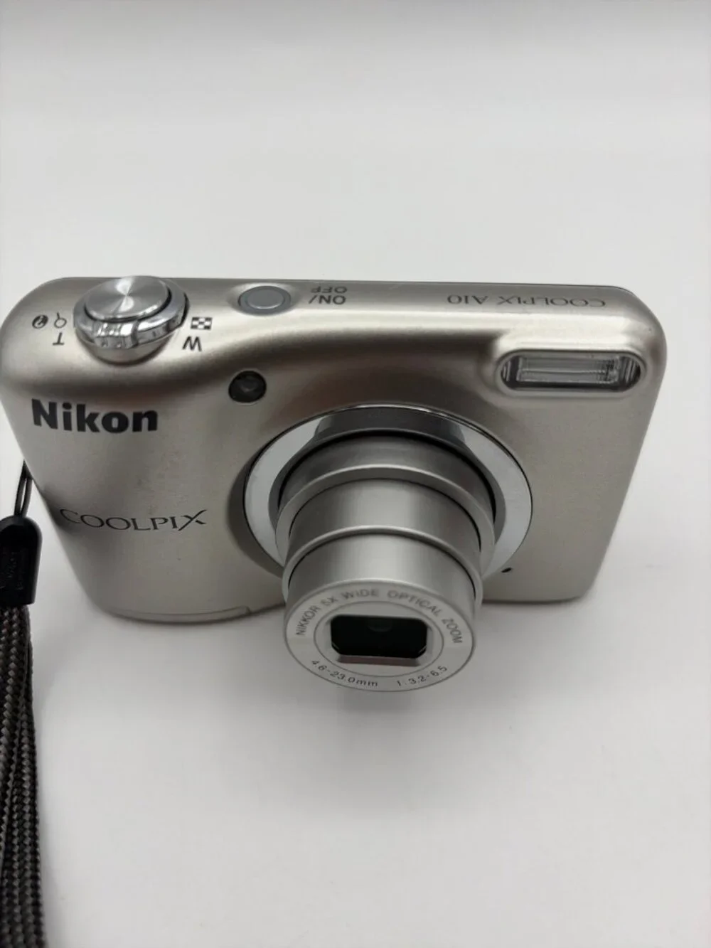 Nikon Coolpix A10 Silver 16.1MP Digital Camera Tested Working